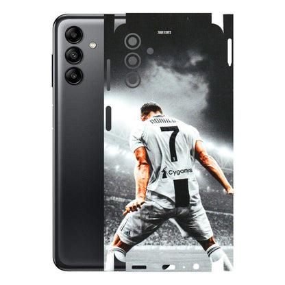 Samsung A/S Series Phone Skins (All Models) - Ronaldo CR7 Crazy - 3D Embossed Finish (L-44) Samsung Galaxy A04S