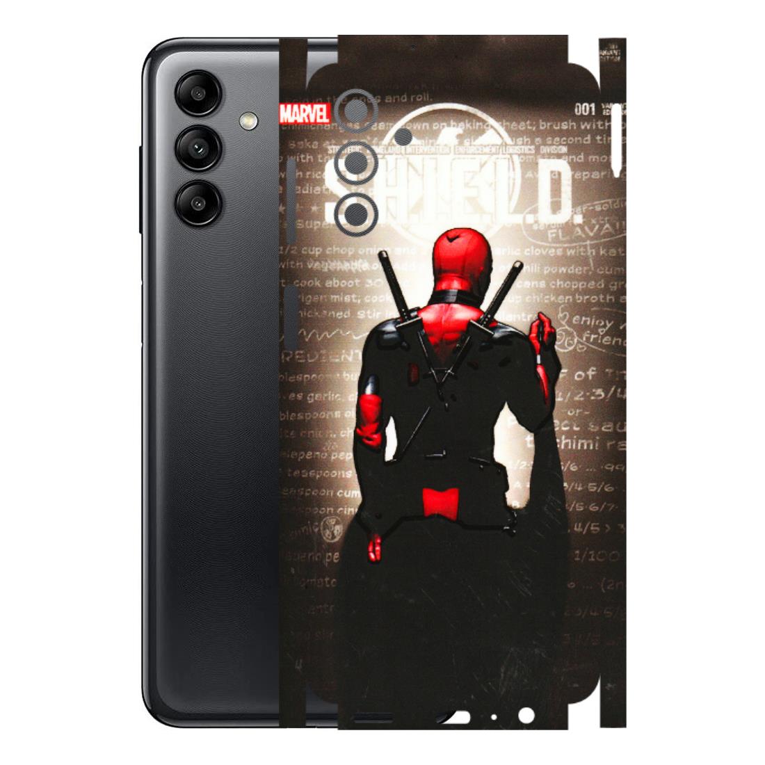 Samsung A/S Series Phone Skins (All Models) - Deadpool - 3D Embossed Finish (L-56) Samsung Galaxy A04S