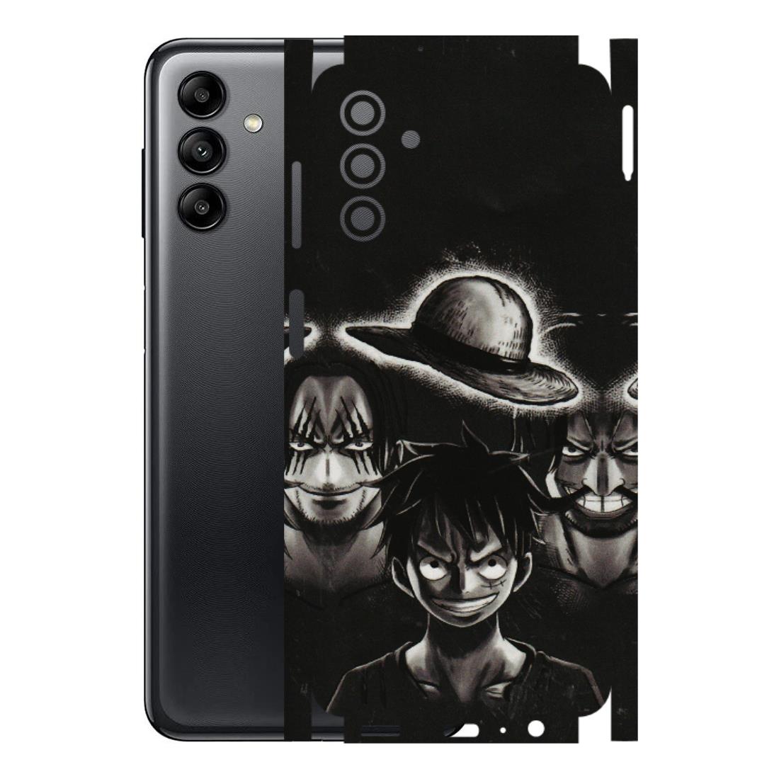 Samsung A/S Series Phone Skins (All Models) - Black Luffy Hat - 3D Embossed Finish (L-57) Samsung Galaxy A04S