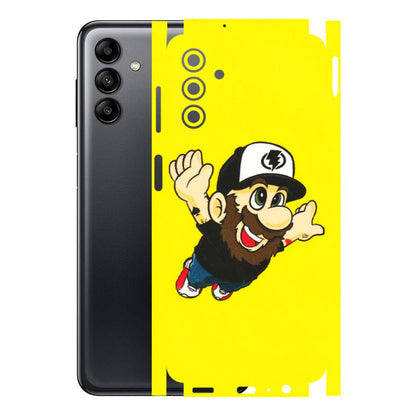 Samsung A/S Series Phone Skins (All Models) - Flying Beardo - 3D Embossed Finish (L-60) Samsung Galaxy A04S