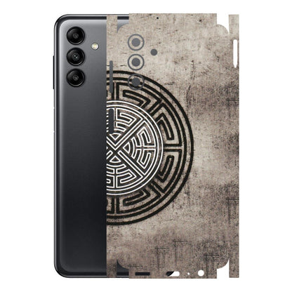 Samsung A/S Series Phone Skins (All Models) - Mysterious Circular Design - 3D Embossed Finish (L-63) Samsung Galaxy A04S