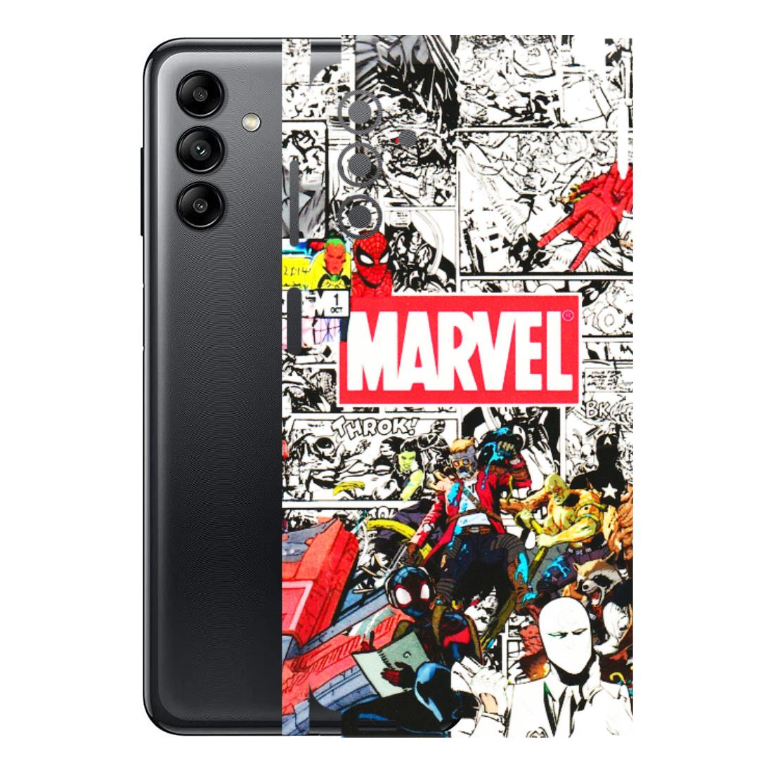 Samsung A/S Series Phone Skins (All Models) - Marvel Colorful Comic - 3D Embossed Finish (L-64) Samsung Galaxy A04S