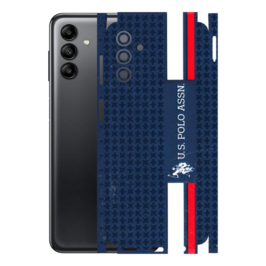 Samsung A/S Series Phone Skins (All Models) - US POLO Designer Brand - 3D Embossed Finish (L-65) Samsung Galaxy A04S