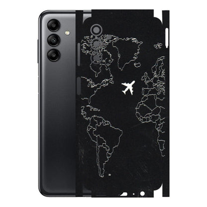 Samsung A/S Series Phone Skins (All Models) - Never Ending Travel - 3D Embossed Finish (L-79) Samsung Galaxy A04S