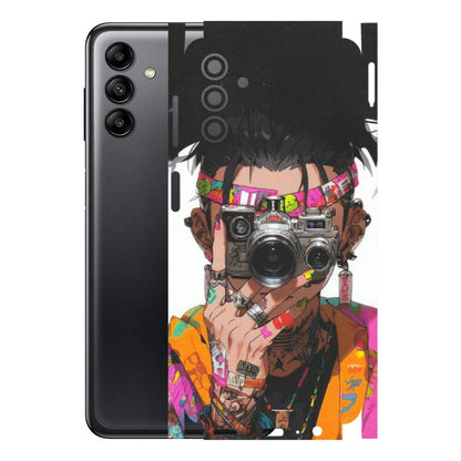 Samsung A/S Series Phone Skins (All Models) - Camera Lover Girl - Matte Finish (M-09) Samsung Galaxy A04S