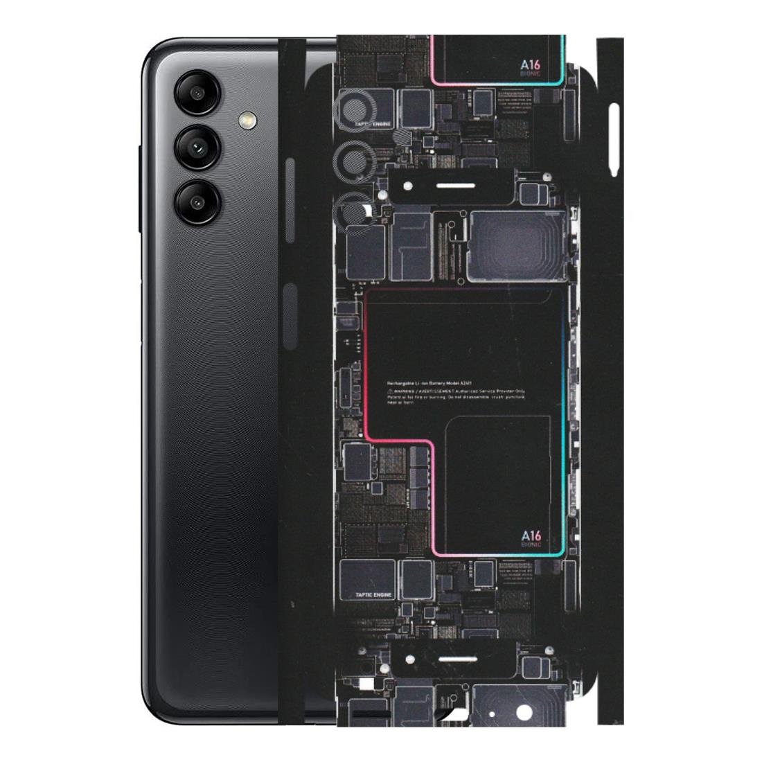 Samsung A/S Series Phone Skins (All Models) - Motherboard Circuit Layout - Matte Finish (M-117) Samsung Galaxy A04S