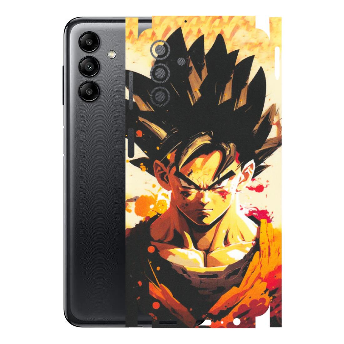 Samsung A/S Series Phone Skins (All Models) - Angry Goku - Matte Finish (M-12) Samsung Galaxy A04S