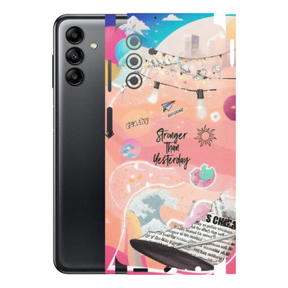 Samsung A/S Series Phone Skins (All Models) - Stronger Then Yesterday - Matte Finish (M-128) Samsung Galaxy A04S