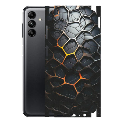 Samsung A/S Series Phone Skins (All Models) - New Abstract Graphite Tiles - Matte Finish (M-130) Samsung Galaxy A04S