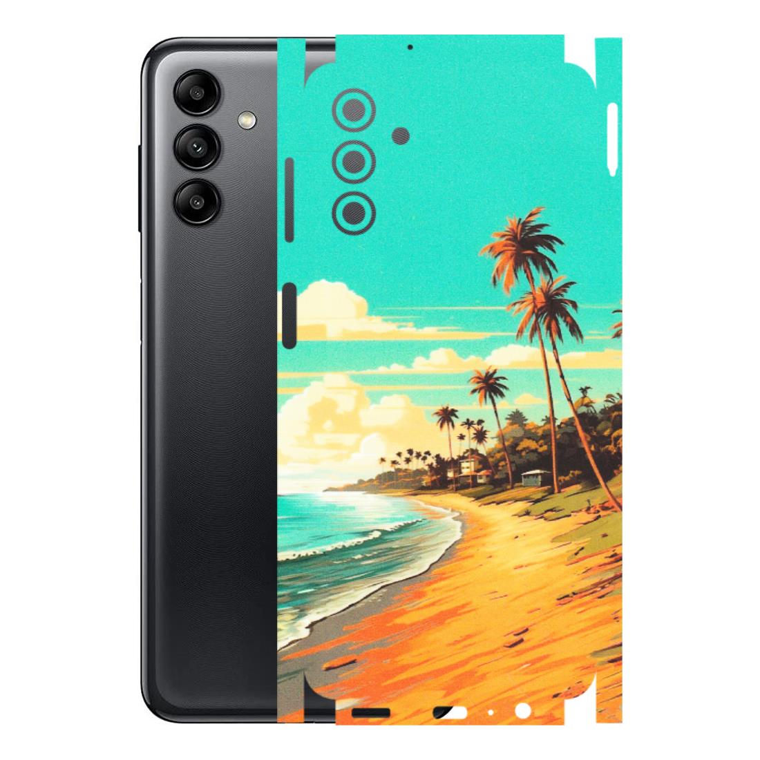 Samsung A/S Series Phone Skins (All Models) - Miami Beach - Matte Finish (M-136) Samsung Galaxy A04S