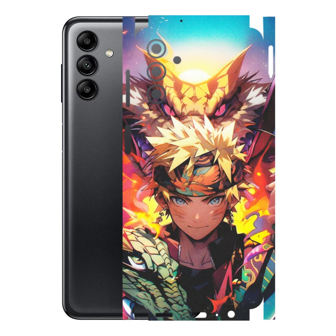 Samsung A/S Series Phone Skins (All Models) - Angry Naruto Anime - Matte Finish (M-148) Samsung Galaxy A04S
