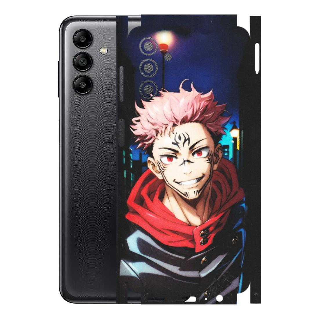 Samsung A/S Series Phone Skins (All Models) - Yuji Itadori Funny Face Anime - Matte Finish (M-152) Samsung Galaxy A04S