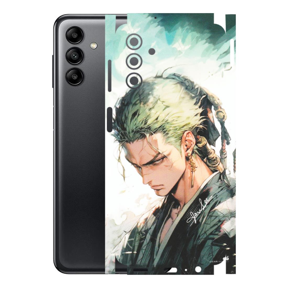 Samsung A/S Series Phone Skins (All Models) - Pirate Hunter One Piece Anime - Matte Finish (M-157) Samsung Galaxy A04S