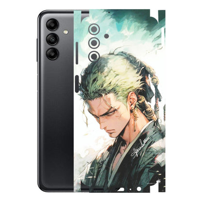 Samsung A/S Series Phone Skins (All Models) - Pirate Hunter One Piece Anime - Matte Finish (M-157) Samsung Galaxy A04S