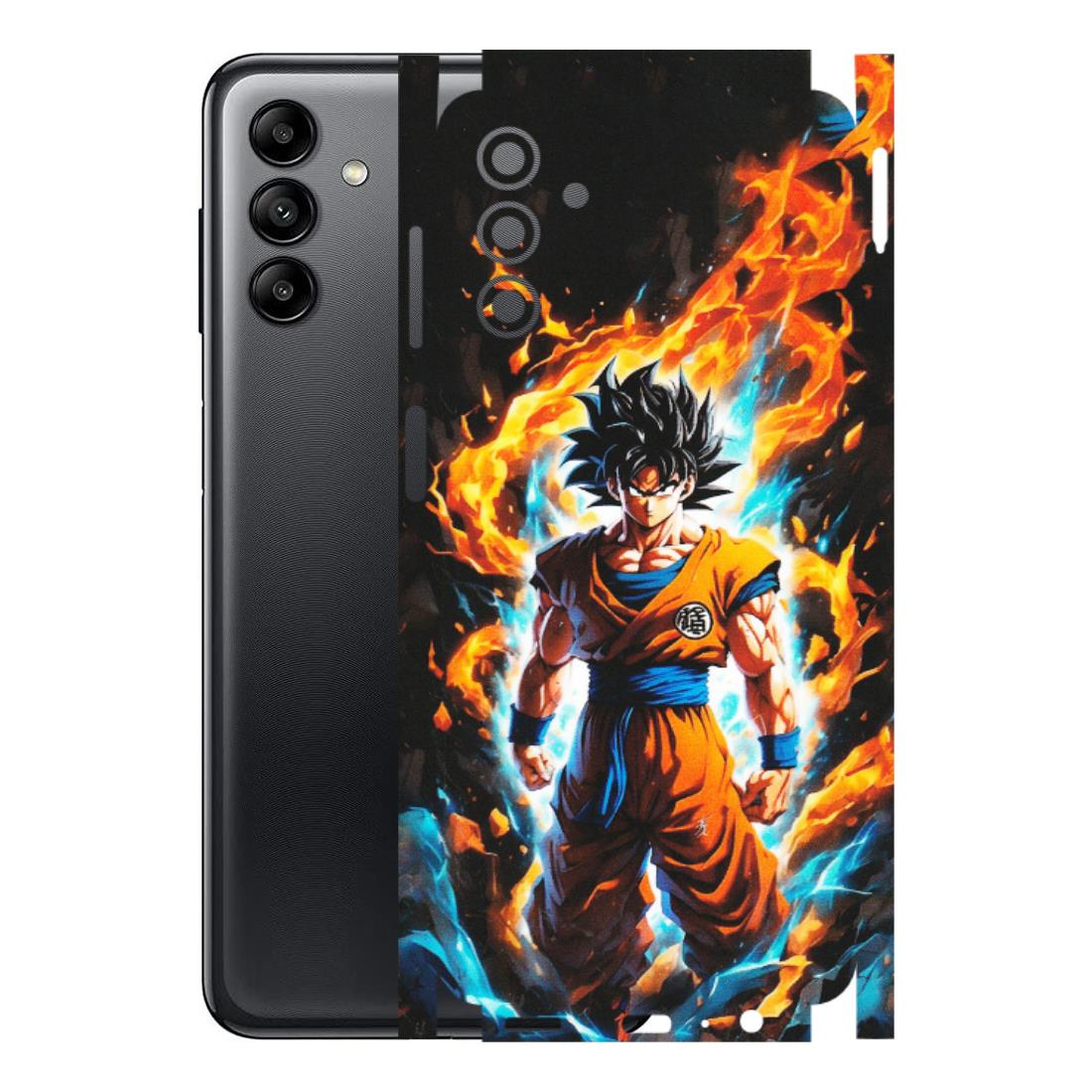 Samsung A/S Series Phone Skins (All Models) - Goku Transformation Anime - Matte Finish (M-159) Samsung Galaxy A04S