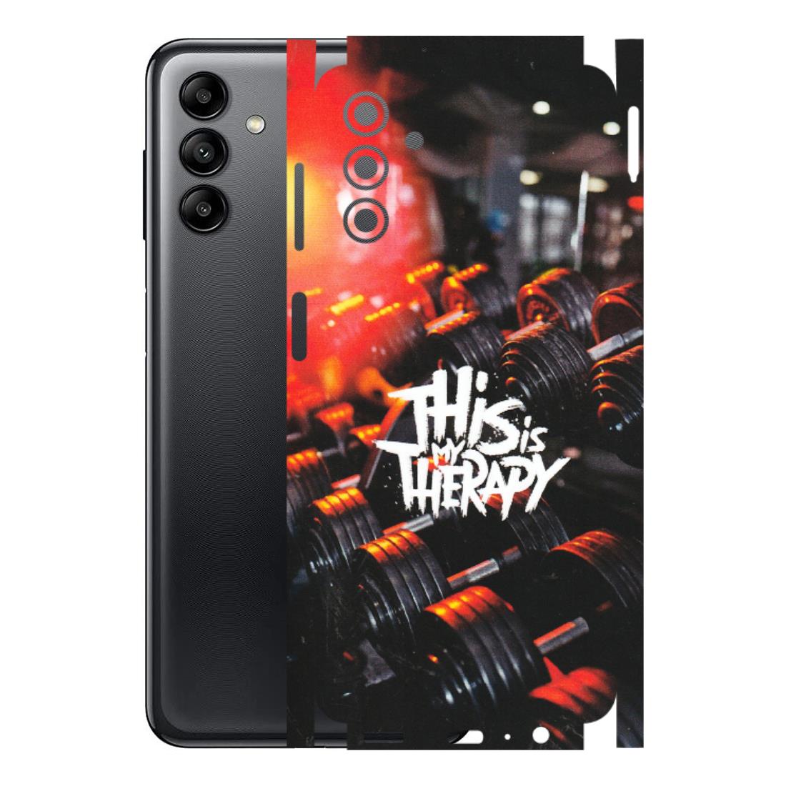 Samsung A/S Series Phone Skins (All Models) - GYM Lover Therapy - Matte Finish (M-160) Samsung Galaxy A04S