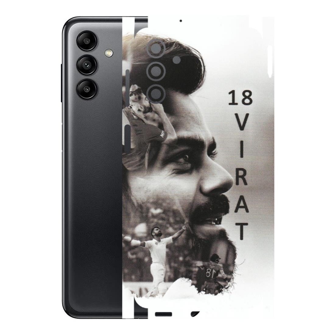 Samsung A/S Series Phone Skins (All Models) - Virat Kohli Cricketer - Matte Finish (M-163) Samsung Galaxy A04S