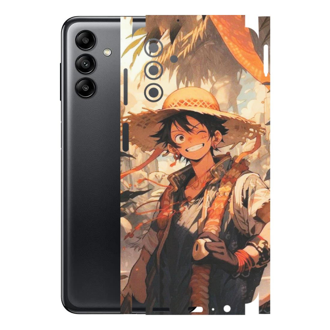 Samsung A/S Series Phone Skins (All Models) - Anime Character Smile - Matte Finish (M-33) Samsung Galaxy A04S
