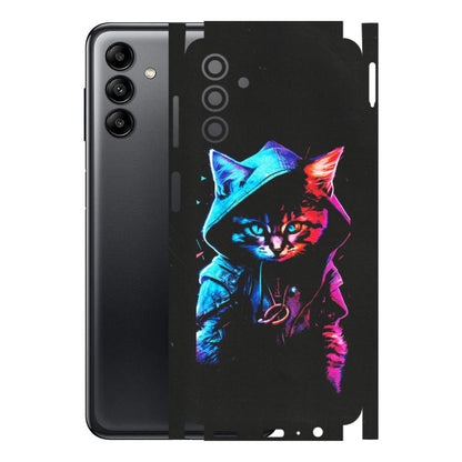 Samsung A/S Series Phone Skins (All Models) - Cyberpunk Cat - Matte Finish (M-45) Samsung Galaxy A04S
