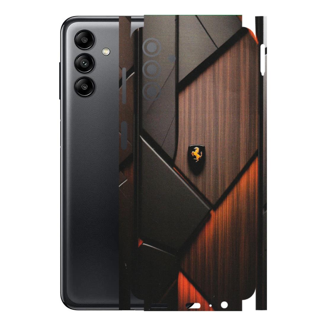 Samsung A/S Series Phone Skins (All Models) - Lambo Beauty Wood Pattern Sober - Matte Finish (M-51) Samsung Galaxy A04S
