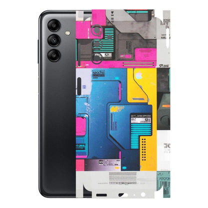 Samsung A/S Series Phone Skins (All Models) - Colourfull Motherboard Internals - Matte Finish (M-55) Samsung Galaxy A04S