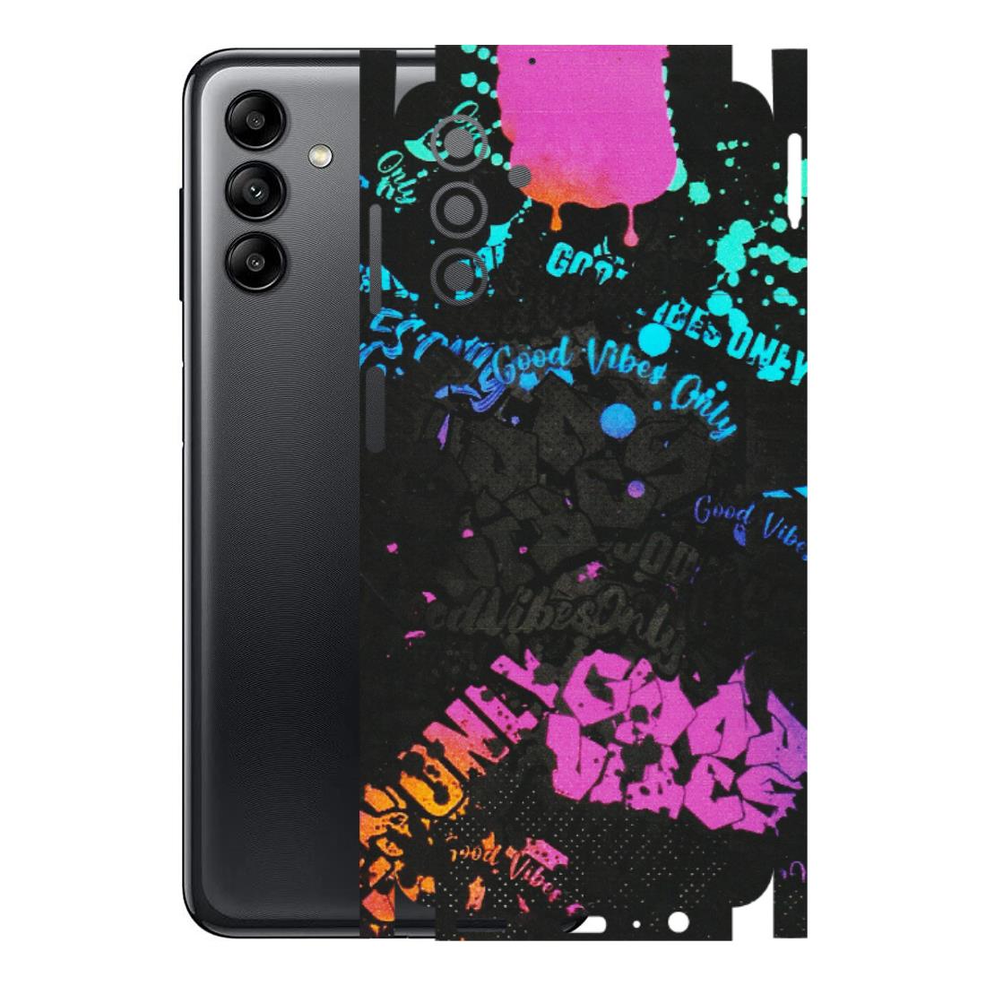 Samsung A/S Series Phone Skins (All Models) - Majestic Black Vibes - Matte Finish (M-62) Samsung Galaxy A04S