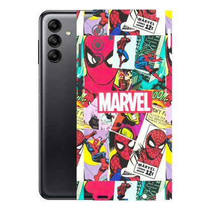 Samsung A/S Series Phone Skins (All Models) - Marvel Comic Spiderman Grafitti - Matte Finish (M-72) Samsung Galaxy A04S