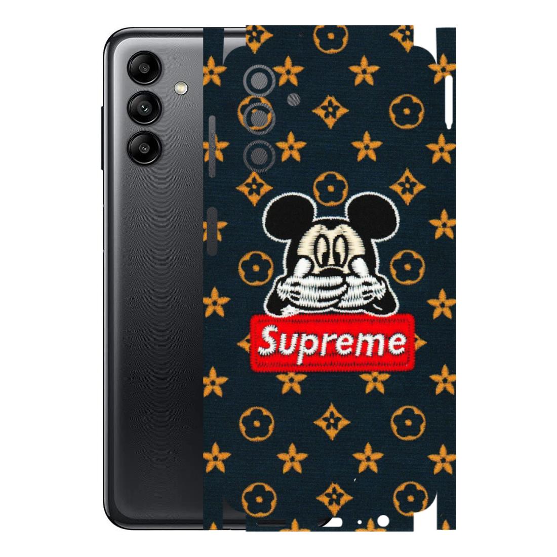 Samsung A/S Series Phone Skins (All Models) - Mickey Supreme - Matte Finish (M-83) Samsung Galaxy A04S