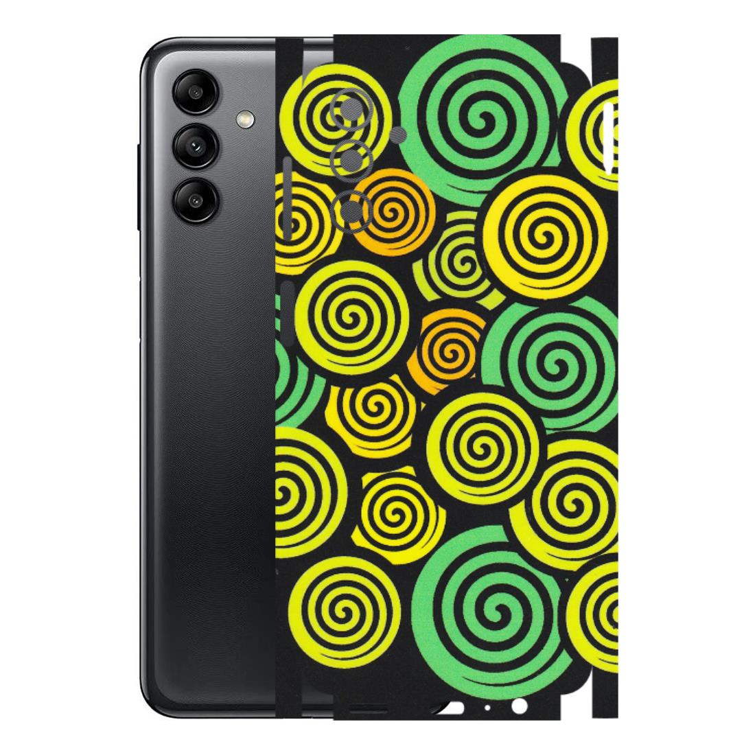 Samsung A/S Series Phone Skins (All Models) - Crazy Spiral - Matte Finish (M-91) Samsung Galaxy A04S