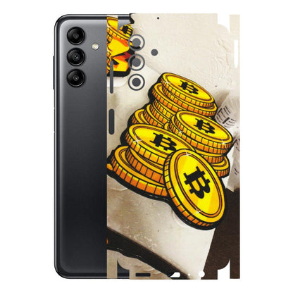 Samsung A/S Series Phone Skins (All Models) - Billionaire Bitcoin Collection - Matte Finish (M-92) Samsung Galaxy A04S