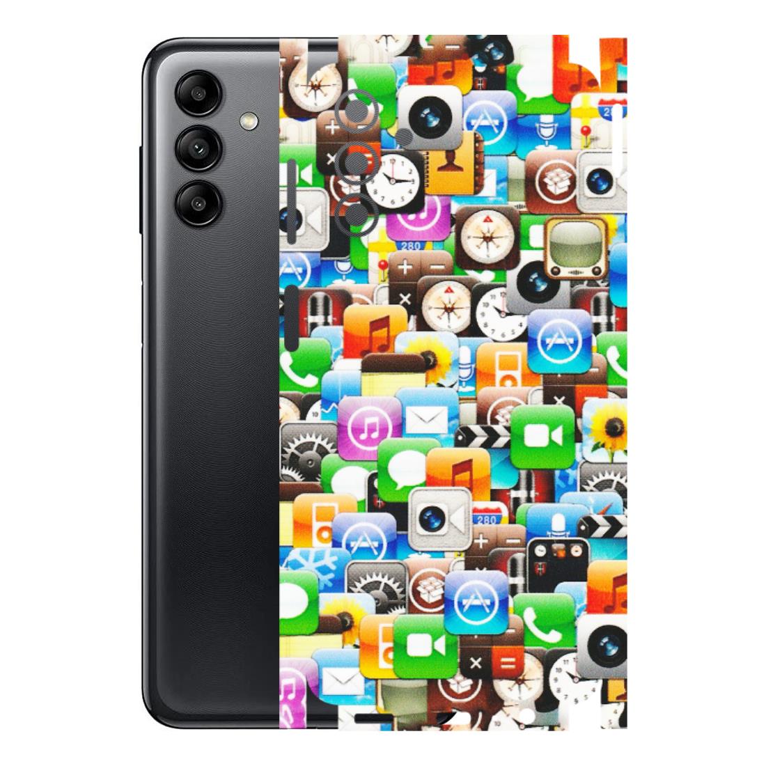 Samsung A/S Series Phone Skins (All Models) - All Apple Icons - Matte Finish (M-93) Samsung Galaxy A04S