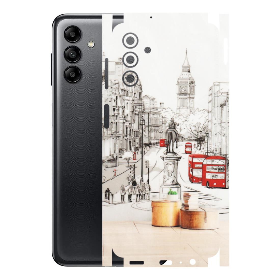 Samsung A/S Series Phone Skins (All Models) - London Street - Transparent Finish (T-02) Samsung Galaxy A04S