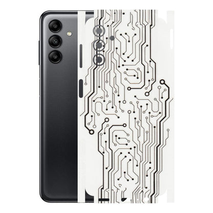 Samsung A/S Series Phone Skins (All Models) - Tech Circuits - Transparent Finish (T-03) Samsung Galaxy A04S