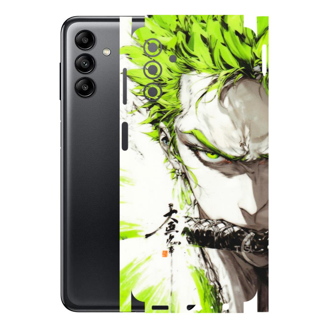 Samsung A/S Series Phone Skins (All Models) - Roro Taku Anime - Transparent Finish (T-18) Samsung Galaxy A04S