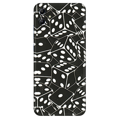 Samsung A/S Series Phone Skins (All Models) - Big Black Dices - 3D Embossed Finish (L-106) Samsung Galaxy A04E