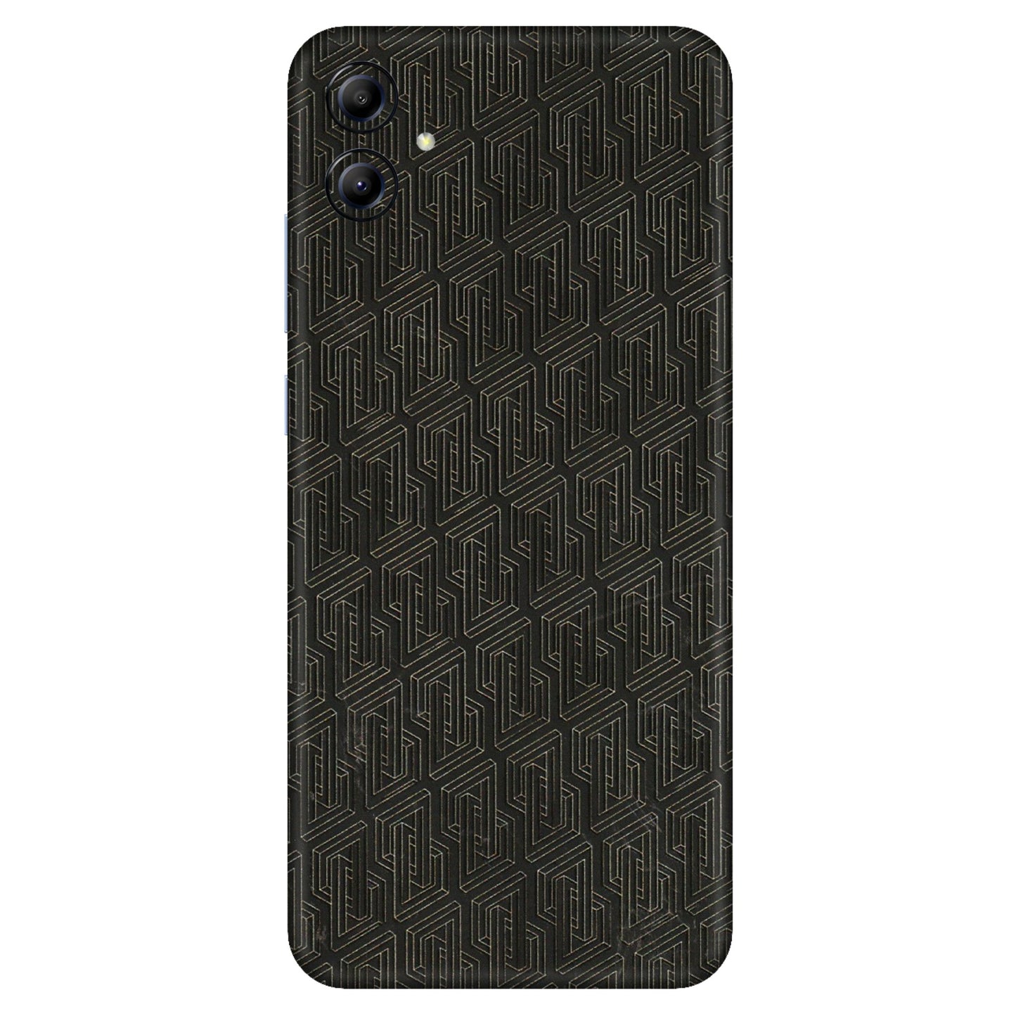Samsung A/S Series Phone Skins (All Models) - Black Abstract Pattern - 3D Embossed Finish (L-117) Samsung Galaxy A04E