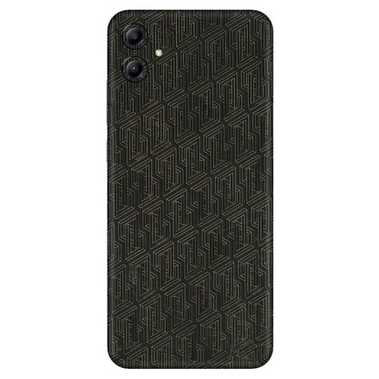 Samsung A/S Series Phone Skins (All Models) - Black Abstract Pattern - 3D Embossed Finish (L-117) Samsung Galaxy A04E