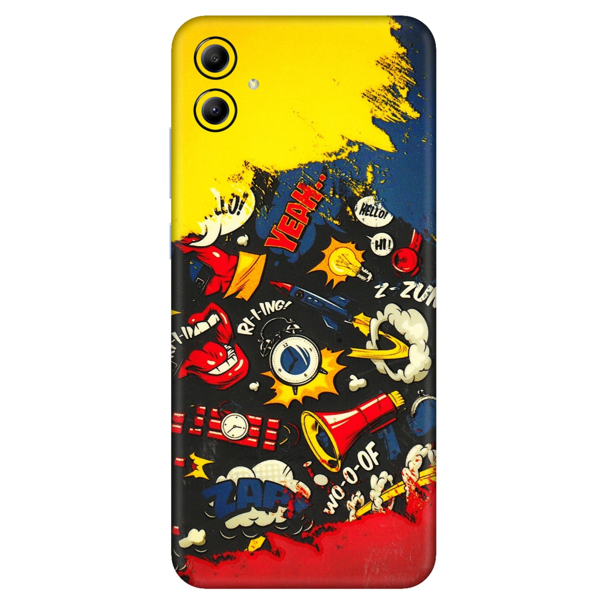 Samsung A/S Series Phone Skins (All Models) - Pacific Doodle Art - 3D Embossed Finish (L-120) Samsung Galaxy A04E