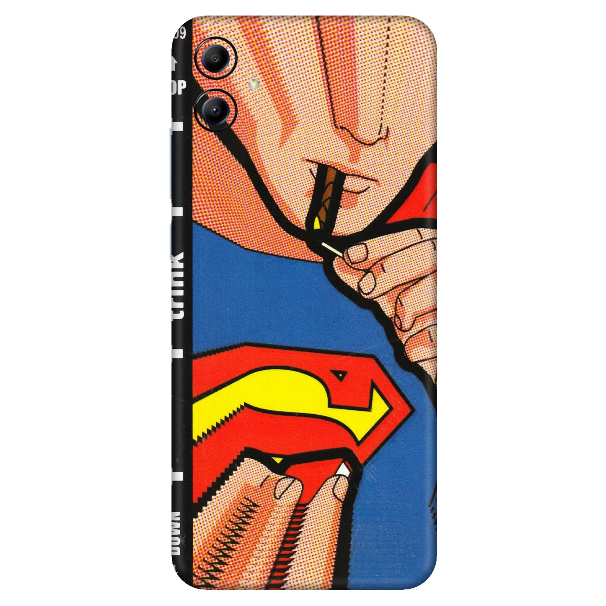 Samsung A/S Series Phone Skins (All Models) - Superman Sutta - 3D Embossed Finish (L-130) Samsung Galaxy A04E