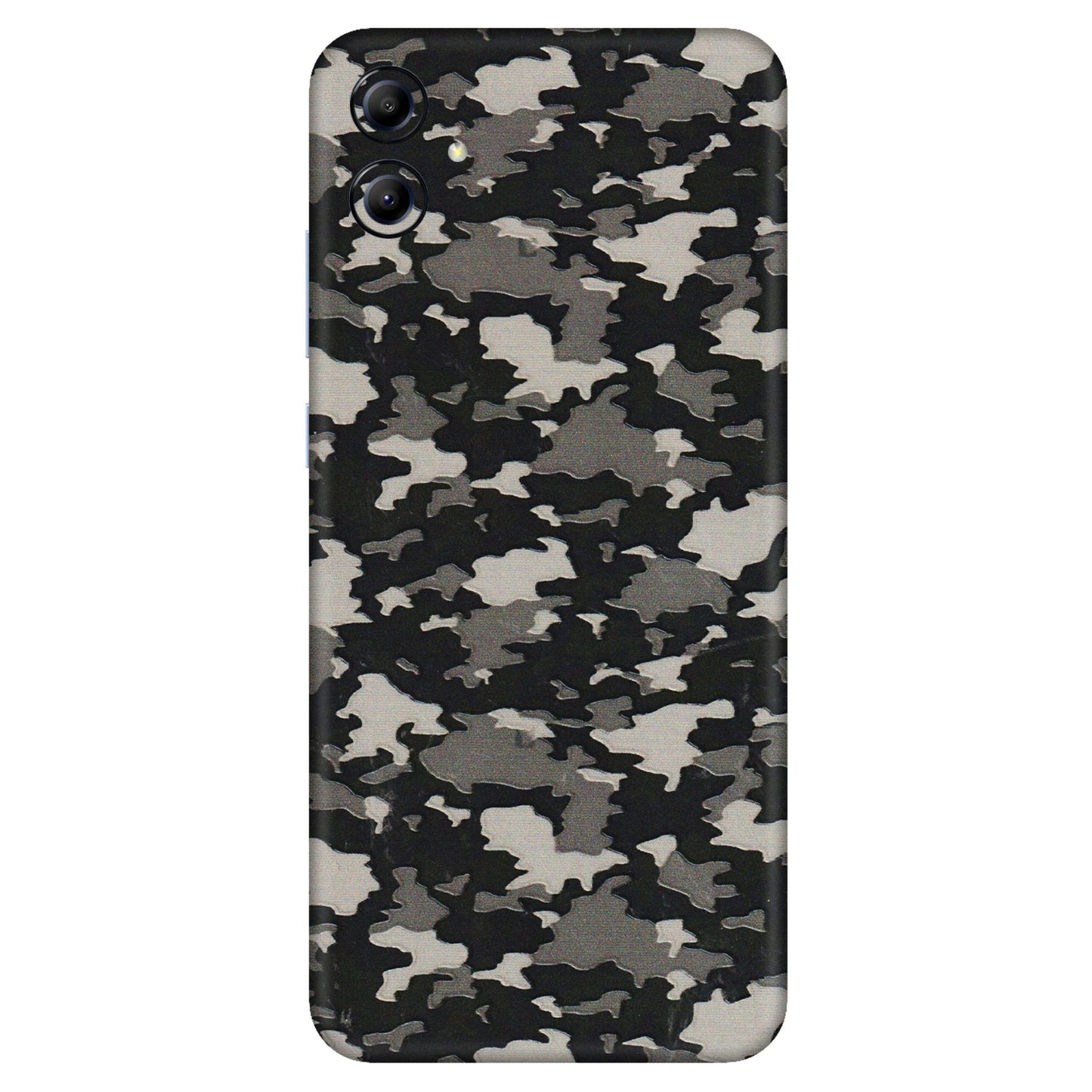 Samsung A/S Series Phone Skins (All Models) - Black/Grey Camoflaunge - 3D Embossed Finish (L-142) Samsung Galaxy A04E