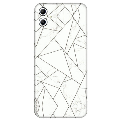 Samsung A/S Series Phone Skins (All Models) - Luxury White Marble Effect - 3D Embossed Finish (L-168) Samsung Galaxy A04E