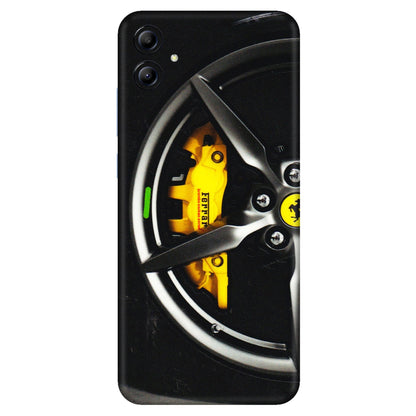 Samsung A/S Series Phone Skins (All Models) - Ferrari Wheel Alloy - 3D Embossed Finish (L-173) Samsung Galaxy A04E