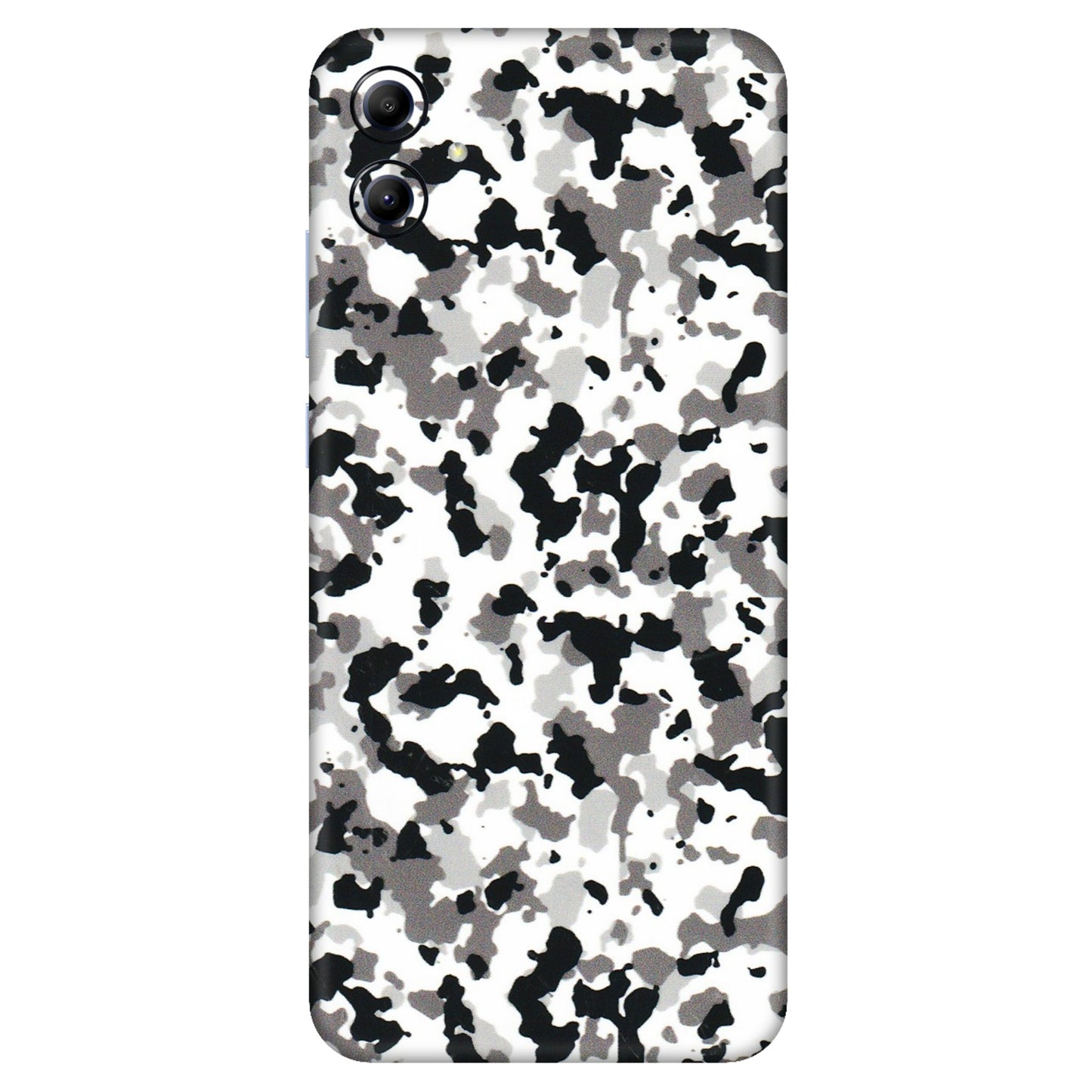 Samsung A/S Series Phone Skins (All Models) - White Black Camouflage - 3D Embossed Finish (L-18) Samsung Galaxy A04E