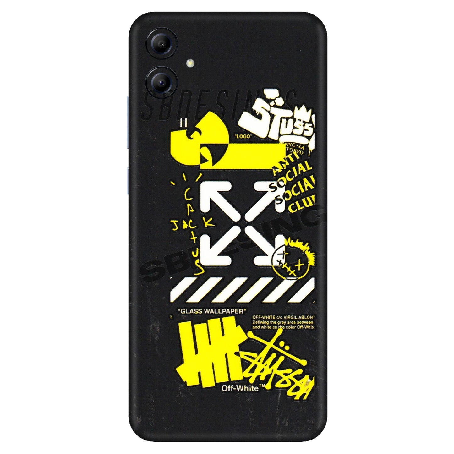 Samsung A/S Series Phone Skins (All Models) - Anti Social Graffiti - 3D Embossed Finish (L-198) Samsung Galaxy A04E