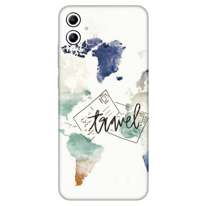 Samsung A/S Series Phone Skins (All Models) - Travel The World - 3D Embossed Finish (L-232) Samsung Galaxy A04E