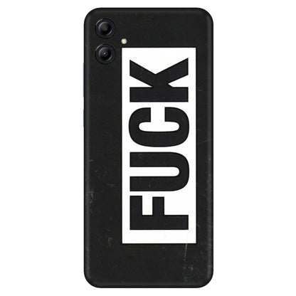 Samsung A/S Series Phone Skins (All Models) - The F Word - 3D Embossed Finish (L-255) Samsung Galaxy A04E