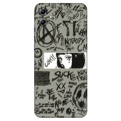 Samsung A/S Series Phone Skins (All Models) - Never Have Love Anime - 3D Embossed Finish (L-260) Samsung Galaxy A04E