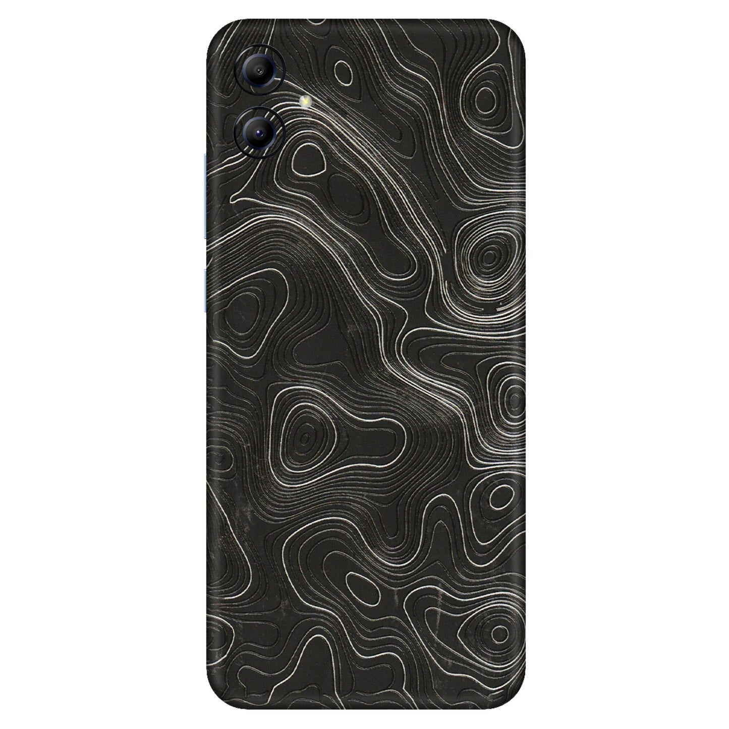 Samsung A/S Series Phone Skins (All Models) - Abstract White Line Map - 3D Embossed Finish (L-269) Samsung Galaxy A04E