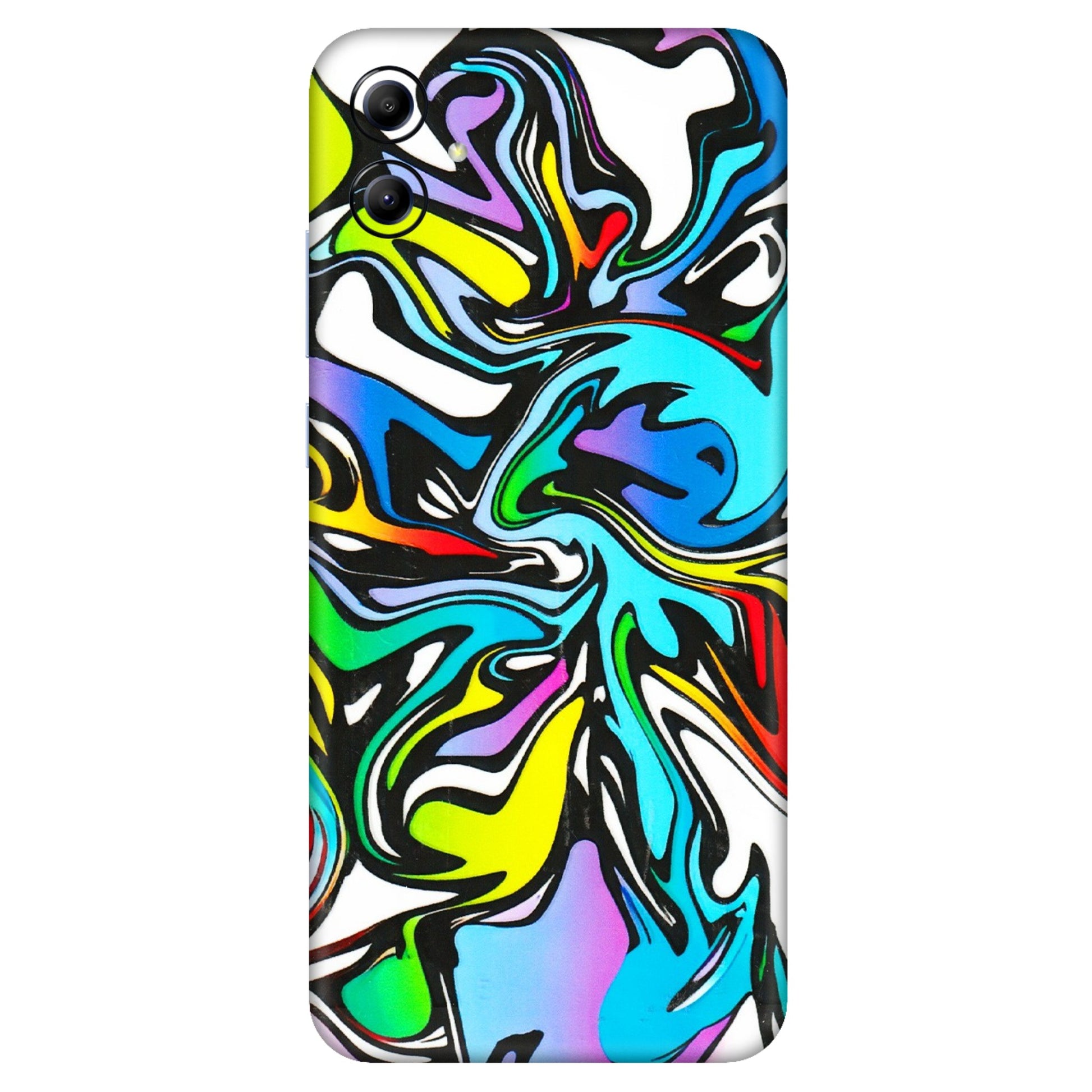 Samsung A/S Series Phone Skins (All Models) - Abstract Colour Paints - 3D Embossed Finish (L-271) Samsung Galaxy A04E