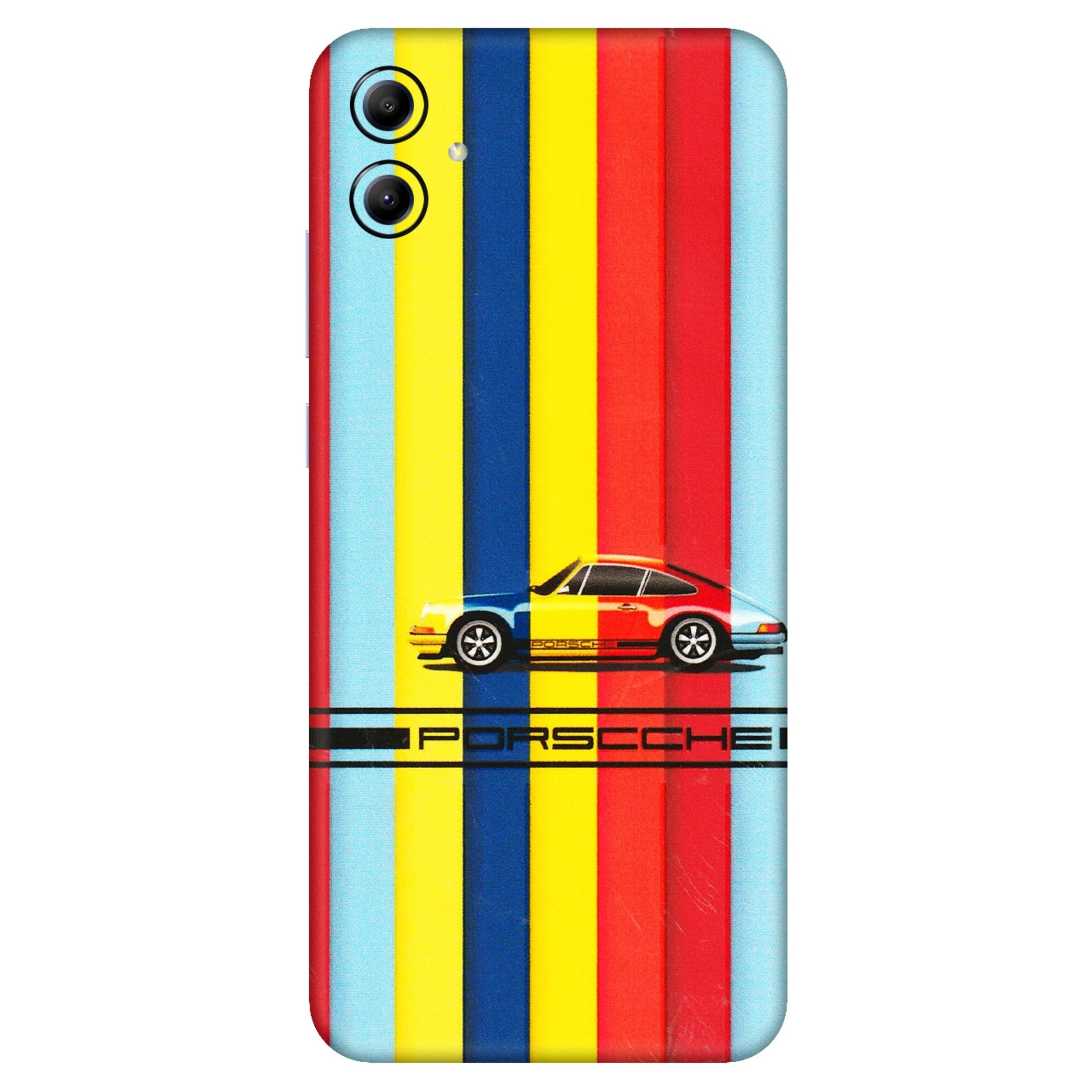 Samsung A/S Series Phone Skins (All Models) - Multicolour Porche - 3D Embossed Finish (L-39) Samsung Galaxy A04E